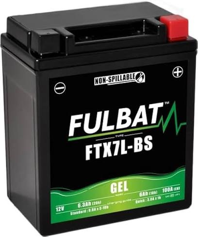 BAT FUL GEL MOTO FTX7L-BS 6AH
