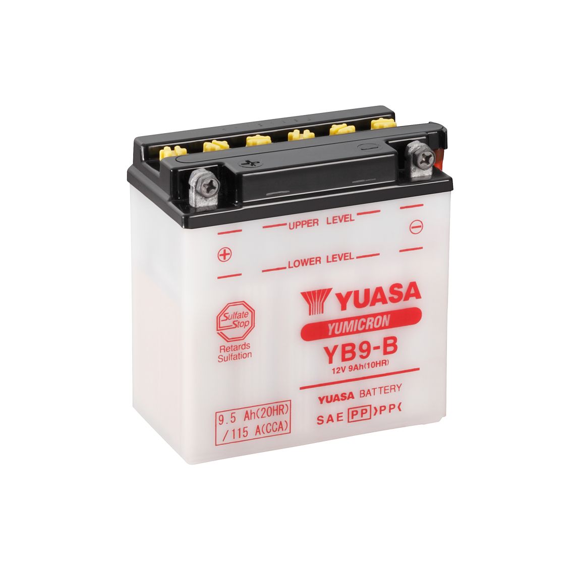 BAT YU MOTO YB9-B+ 12V/9AH    ACIDE
