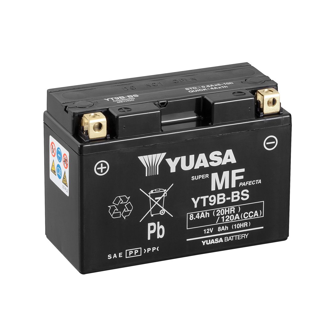 BAT YU MOTO YT9B-BS 12V/8AH