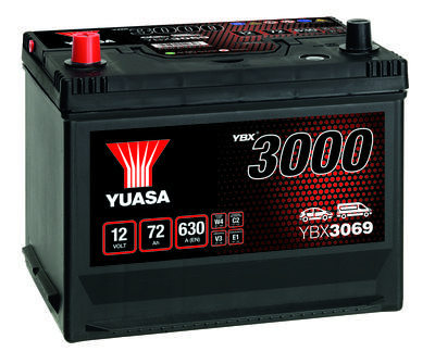 BAT YUASA 12V/72AH 630A G     D26 JIS GAUCHE